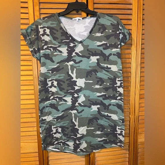 Camouflage T-Shirt Dress - Picture 3 of 4